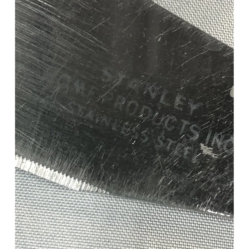 Vintage Stanley  Spatula Spreader Serrated Stainless Steel Blade Frosting Cake - Picture 2 of 6